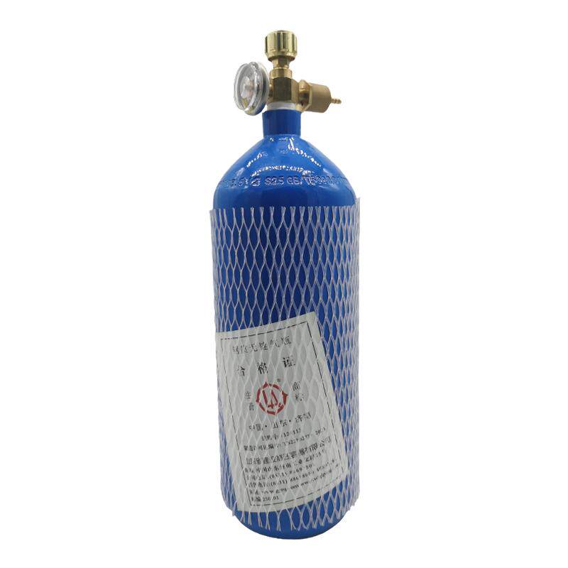 2L4L便携式焊炬氧气瓶维修焊接焊具配件鱼运输国标加厚高压钢罐瓶