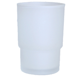 酒店漱口杯玻璃 嵌入式双节杯牙刷杯 家用刷牙杯子 洗漱牙杯ins风