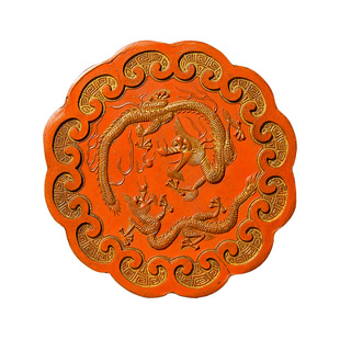 国家非遗 1980年制 明代老墨版《赤水珠》收藏老墨块 胡开文朱砂墨条 中国风礼品古版徽墨 墨锭摆件文房四宝