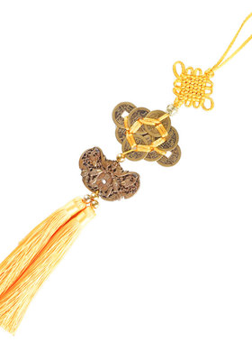 挂饰大门铜钱大易兄弟纯铜祝福