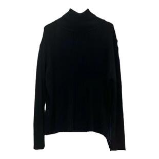 韩版秋冬高领慵懒风宽松毛衣女上衣设计感小众软糯针织长袖打底衫