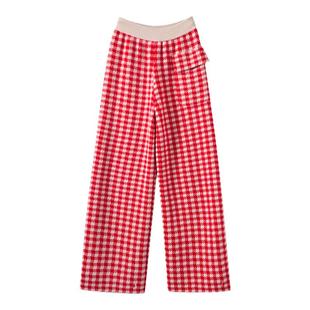 气场是穿出来的!大克重加厚羊绒裤子女外穿阔腿裤羊绒直筒休闲裤