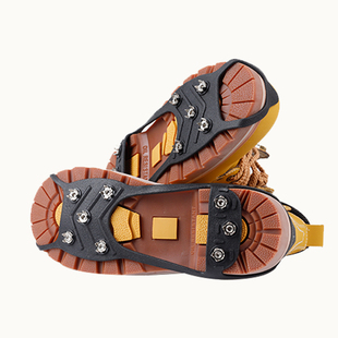 户外东北雪地防滑冰爪鞋套冬季鞋钉鞋底神器登山防摔下雪儿童冰抓