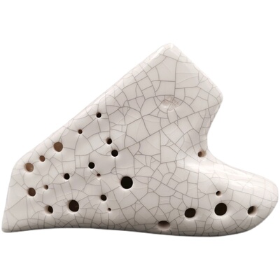 三管陶笛AC白色带铝合金盒子