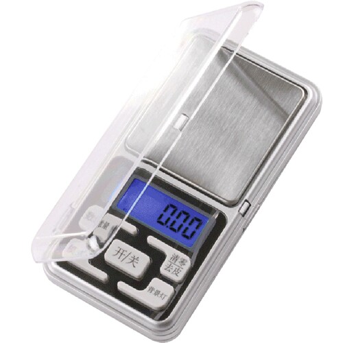 便携迷你珠宝秤0.01g首饰称精准电子天平口袋黄金微型0.1克厨房称