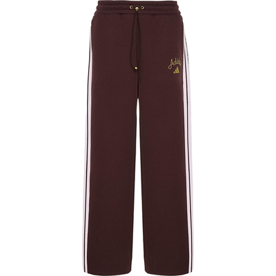 Adidas/阿迪达斯正品2025冬季款女士日常针织高腰阔腿长裤KH2704