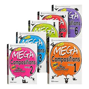 正版WRITING 新加坡英语 新版 优秀写作范文 例文 看图写作 主题作文English Mega Compositions 16开 每级200篇