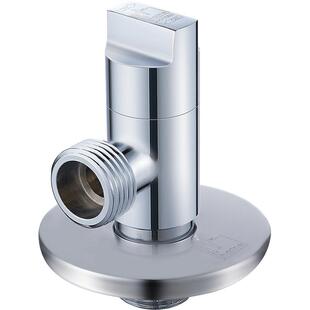 潜水艇家用三角阀全铜马桶热水器开关冷热水迷你短款四分口八字阀