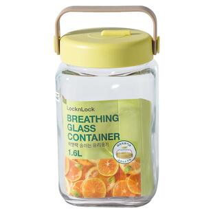 乐扣乐扣密封罐酵素桶玻璃储物罐呼吸发酵罐自动排气食品级泡菜坛