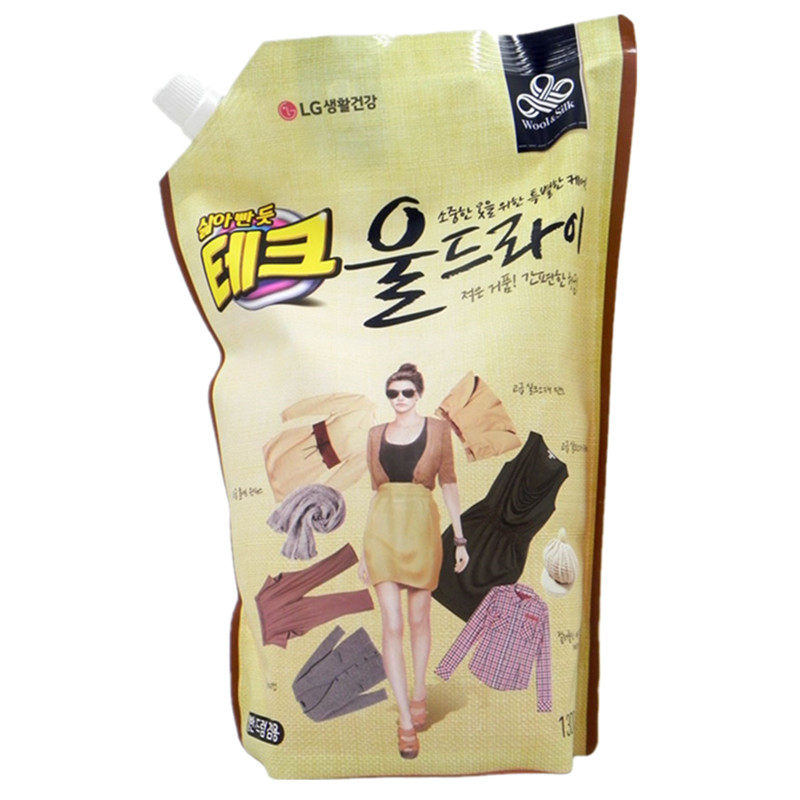 韩国进口乐金lg洗衣液1300ml花香