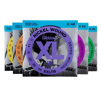 正品达达里奥exl1206根电吉他弦