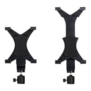 三脚架手机夹平板夹三角架三机位麦克风夹声卡拖盘固定架夹子配件