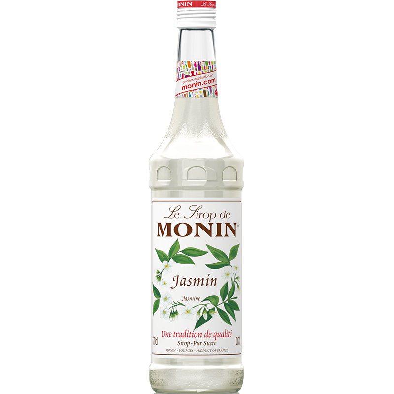 莫林MONIN茉莉花风味糖浆玻璃瓶装700ml咖啡鸡尾酒果汁饮料