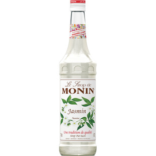 莫林MONIN茉莉花风味糖浆玻璃瓶装700ml咖啡鸡尾酒果汁饮料
