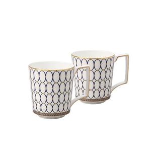 【结婚礼物】WEDGWOOD威基伍德金粉年华骨瓷马克杯情侣对杯杯子