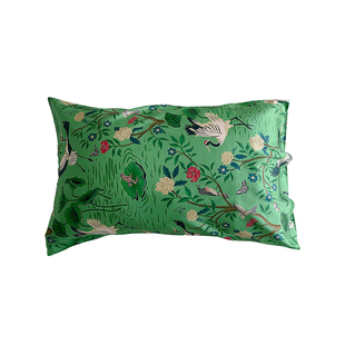 shamelessbaby双面真丝枕套 美容丝绸枕套 48*74单只价纯色/印花