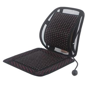 夏季木珠腰垫靠枕办公室货车靠背垫透气汽车护腰靠垫坐垫一体腰托