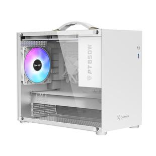 未知玩家X100手提便携MATX紧凑台式机ITX迷你侧透游戏电脑小机箱