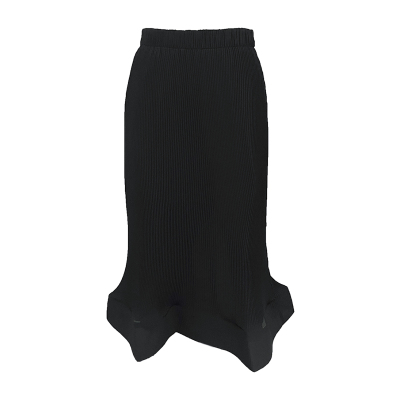 容子木ROSEMOO25夏商场同款柔软压褶清透小细边半裙RSS2QP450D