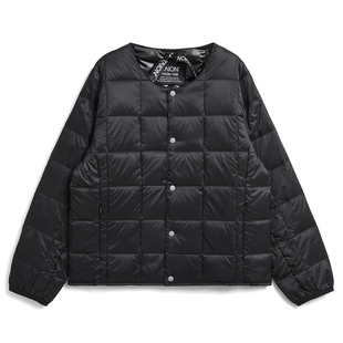 部分现货 日本代购 童装 TAION 纯色圆领轻薄温暖冬休闲羽绒服