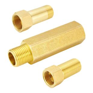 2分3分4分6分1寸2加长内外丝直接加厚铜接头内外牙直通六角延长管