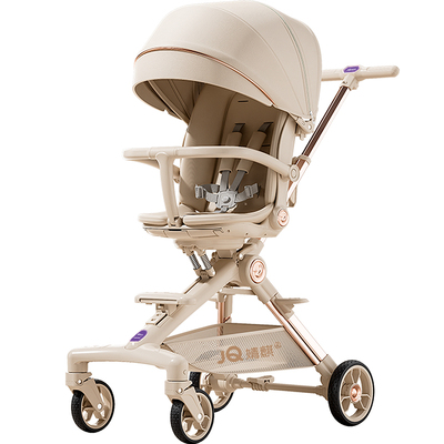婧麒遛娃神器可坐可躺可折叠推车