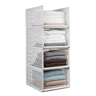 衣柜分隔层架神器隔板衣橱内隔断抽屉式拉衣服衣物置物架整理盒子