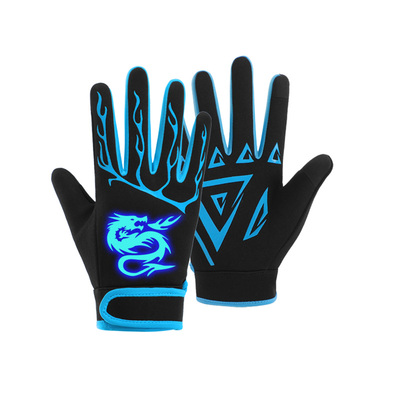 儿童手套男冬季骑行加绒保暖防寒