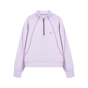 【耐摩擦起球】半度闲女童运动打底衫洋气春装儿童春秋款立领上衣