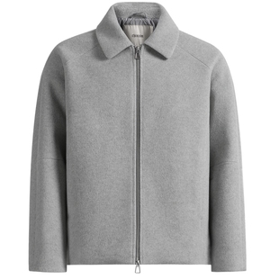 CHINISM丨毛呢外套男冬季男士短款翻领美式高级加厚保暖行政夹克