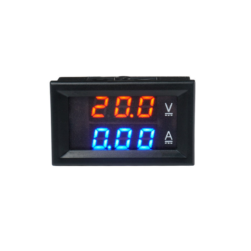 H28UI 数显DC0-100V 1A10A50A100A LED直流双显示数字电压电流表