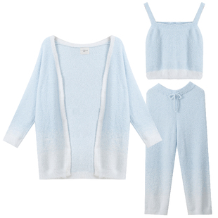 一暮里秋冬新品睡衣送闺蜜送女生送女友半边绒刺绣刻字睡衣礼盒