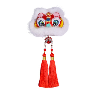 吉兔坊非遗文创京狮爷醒狮冰箱贴挂件饰品文创磁贴创意伴手吉祥礼