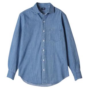 镰仓男士衬衫全棉牛仔休闲衬衣kamakurashirts日本制26年秋装新款