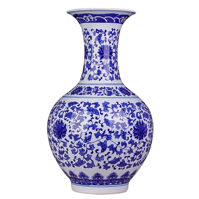 景德镇青花瓷花瓶仿古中式陶瓷器