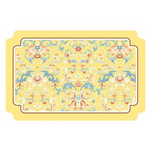 玉黛春新中式茶席茶室喝茶吸水茶具皮革桌垫红木茶台沥水垫桌旗