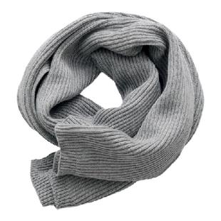 吃茶去针织毛线全棉长绒棉绒秋冬季长款保暖围脖男女皆宜黑色围巾