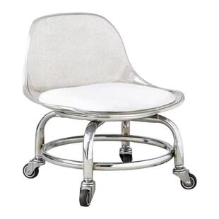 亚克力万向轮矮凳滑轮小凳子静音滑轮移动凳子带万向轮小椅子矮凳