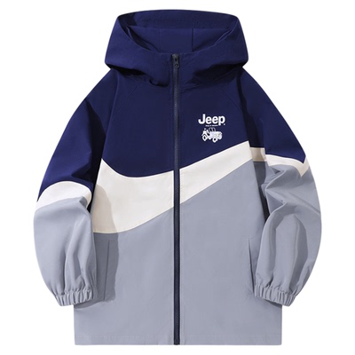 JEEP吉普儿童冲锋衣男童外套