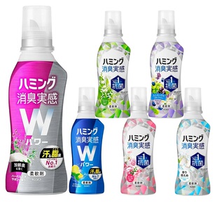 日本原装进口花王柔顺剂fine衣物柔软剂24小时消臭除味亲肤洋甘菊