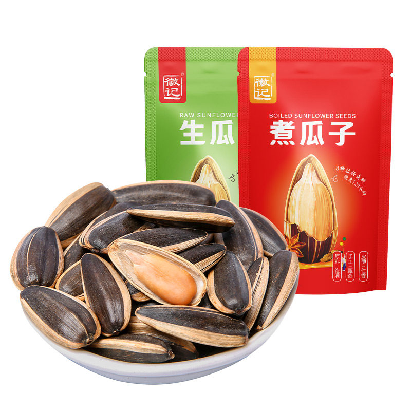 徽记煮瓜子五香瓜子500g