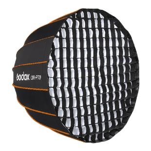 神牛QR-P607090120cm快装深口抛物线柔光箱闪光灯柔光罩补光灯便携带栅格伞式外拍摄影灯拍摄摄影棚拍照道具