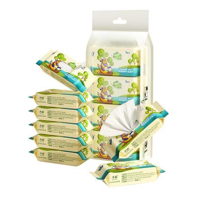 子初湿巾小包便携小学生宝宝儿童湿纸巾迷你婴儿专用手口湿巾新生