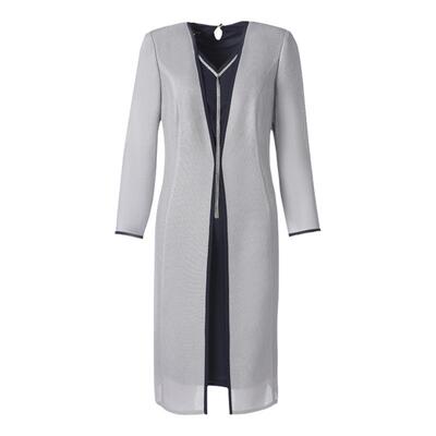 靓诺优雅气质假两件大码修身