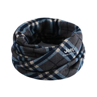 jeep吉普围脖男女同款冬季护颈披肩套头保暖脖套男士礼物防寒围巾