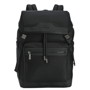【黑武士】FILA 斐乐官方男士背包休闲翻盖双肩包书包通勤电脑包