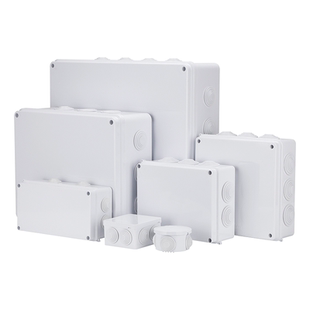 户外防水接线盒ABS塑料配电箱室外控电源盒密封防水盒IP65可定制