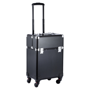 专业手提纹绣多功能铝合金拉杆化妆美容师美甲医美沐足工具箱高级