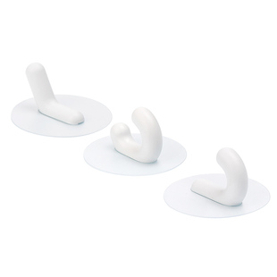 茶花挂钩粘胶字母挂衣钩创意粘钩墙上免打孔浴室厨房墙壁挂衣钩