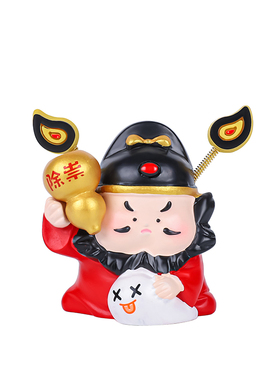 全越平安小钟馗桌面摆件防小人